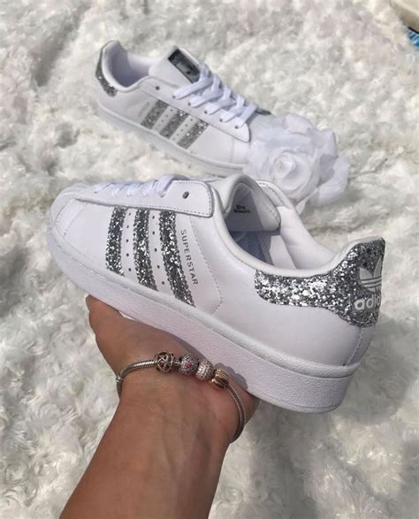 adidas met glitter|Adidas metallic leather.